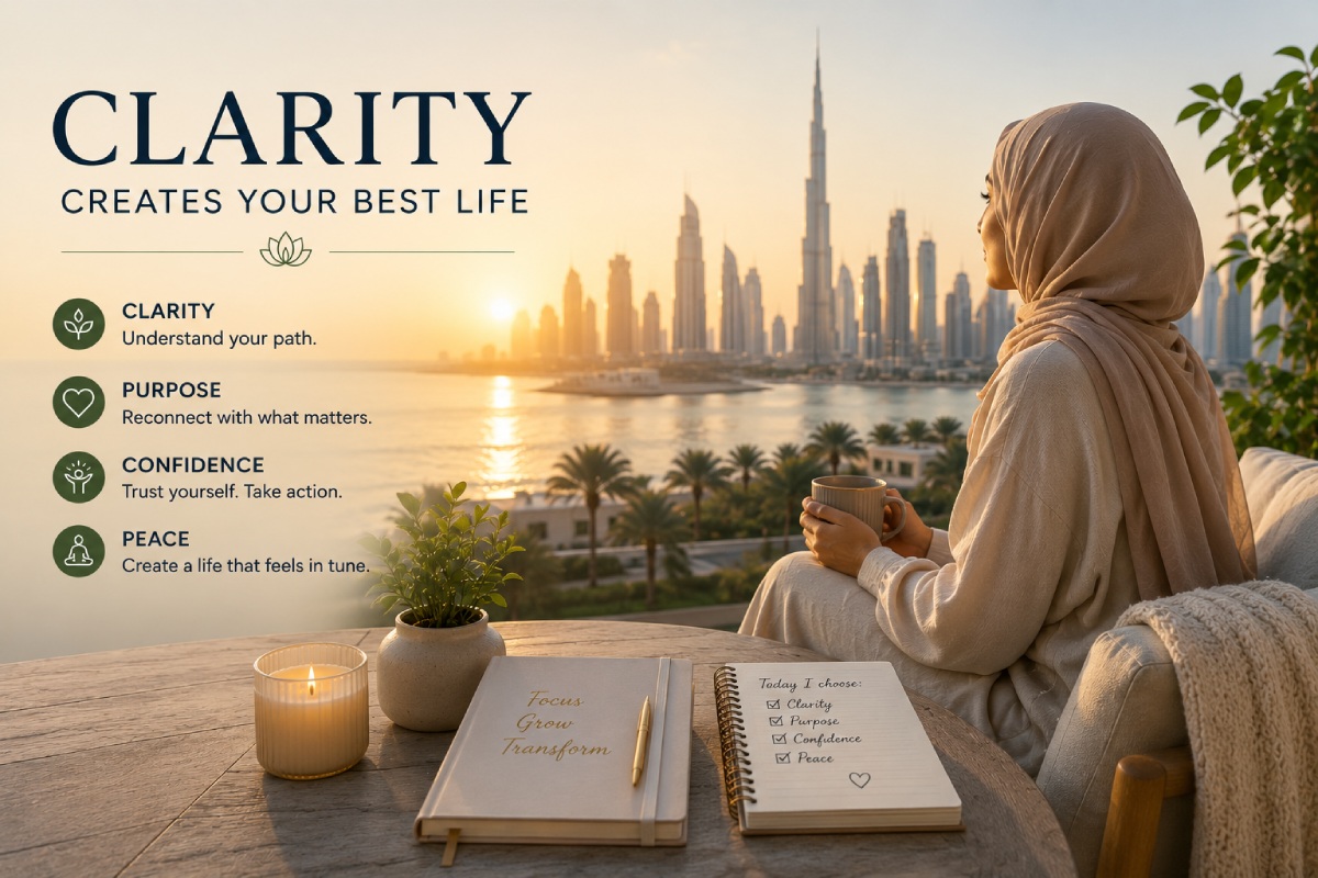 Life Coach In Dubai For Women: Finding Clarity, Purpose & Yourself When Life Feels Uncertain